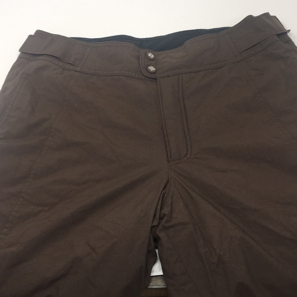 Columbia, women’s , ski pants, medium, brown, waterproof
